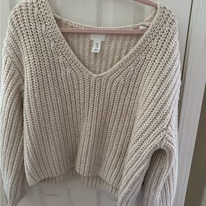 Cozy Cream Knit Sweater